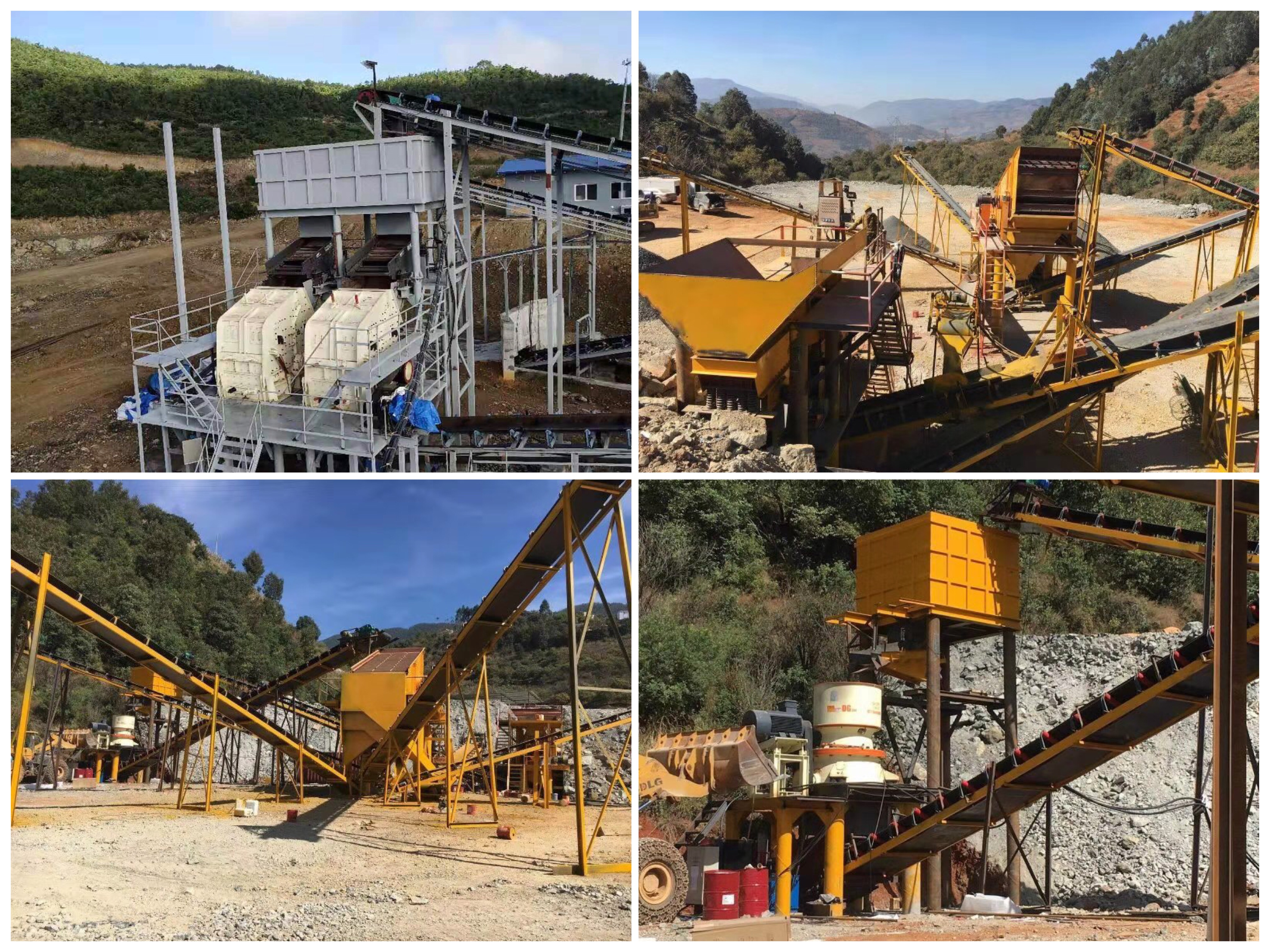 機(jī)制砂生產(chǎn)線現(xiàn)場(chǎng)